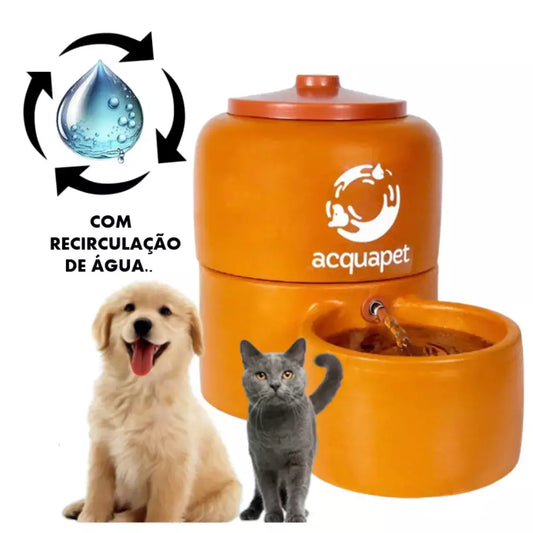 Filtro Bebedouro Acquapet - 4 L Cerâmica com Bomba