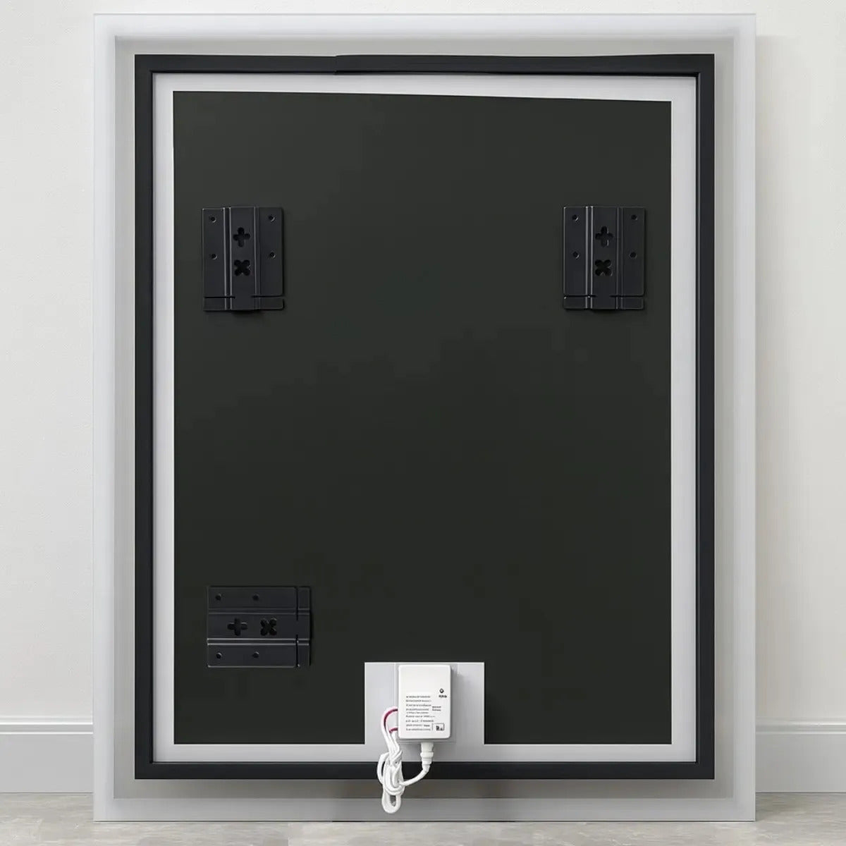 Espelho Retangular Led 70x80 Cm Jateado Lapidado Bivolt