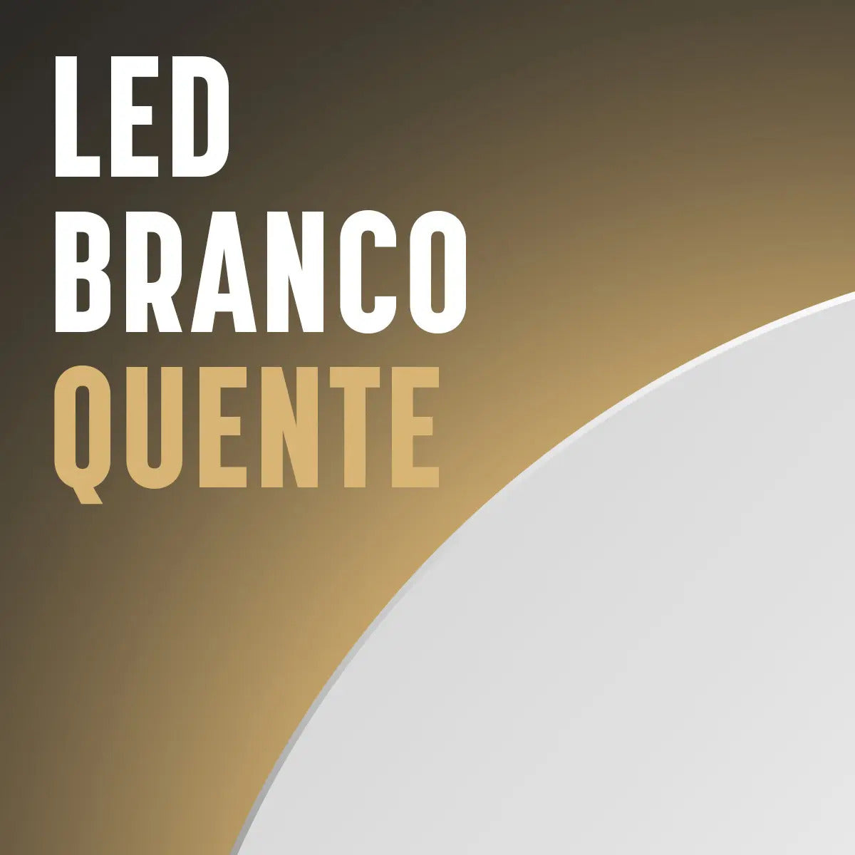 Espelho Orgânico com Iluminação LED Quente Waves Medindo 170x70cm