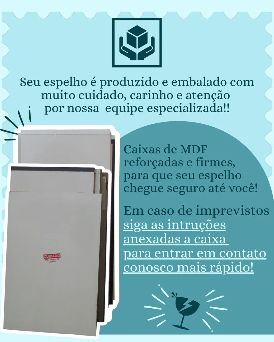 Espelho Oval 3 Cores Led Luxo 70x50 Touch Screen