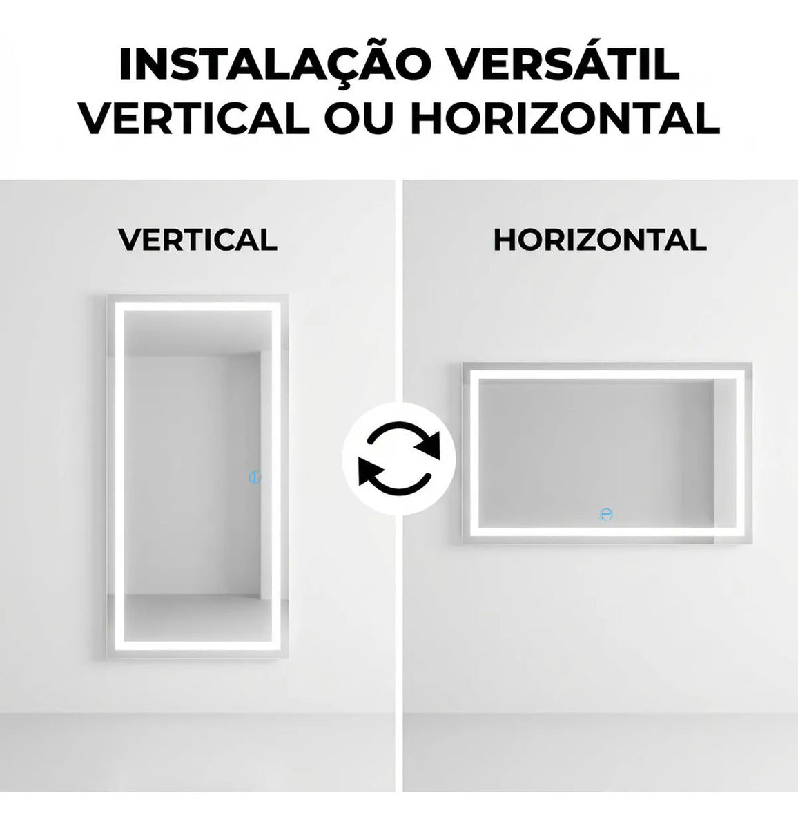 Espelho Para Banheiro E Lavabo Luxo 110x50
