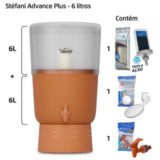 Filtro Advance Plus - 6 litros - 1 vela