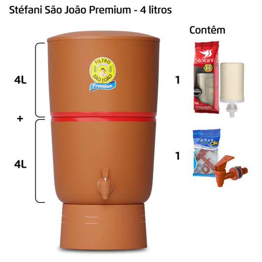 Filtro Premium - 4 litros - 1 vela