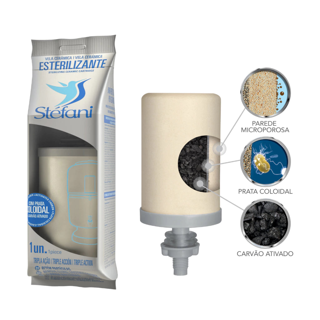 Filtro Cristal Plus - 6 litros - 1 vela