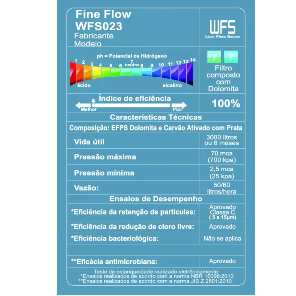 Refil de Recarga Compatível Electrolux - WFS023